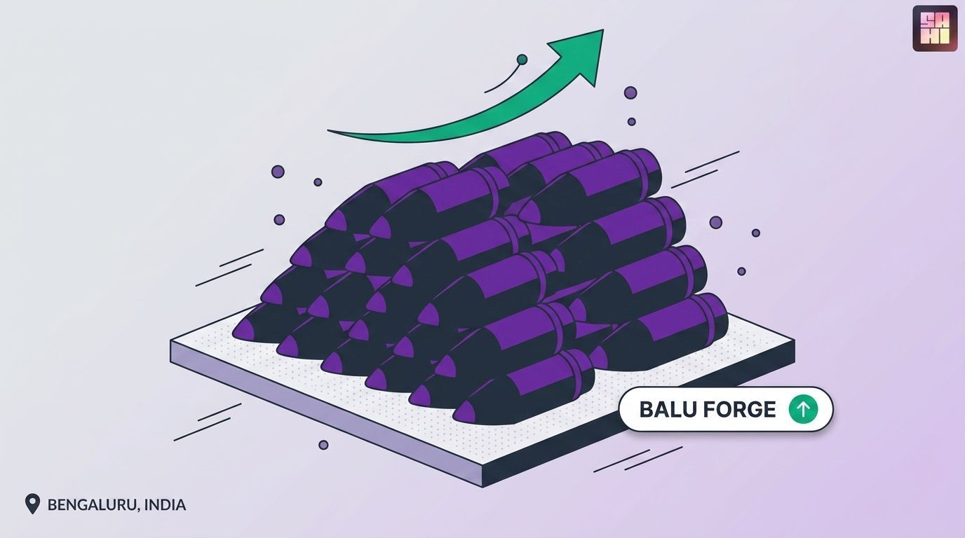Sahi Shell Balu Forge Secures 152mm Artillery Shell Contract Scaling to 100,000 Units